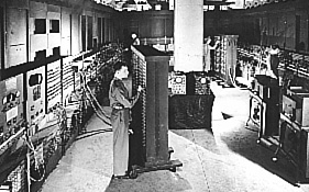 Vue de l'ENIAC